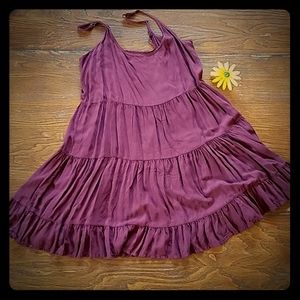 Brandy Melville Burgundy Jada Dress